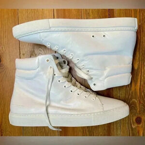 Zadig & Voltaire | Frank High Tops | White Leather | Men’s 42 (US 11)